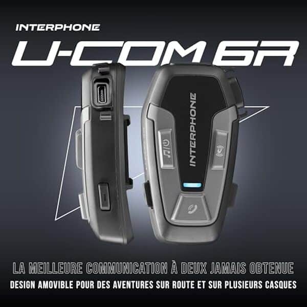 Découvrez notre test approfondi de l'intercom moto U-COM 6R, conçu pour une communication fluide et sans interruption sur la route.