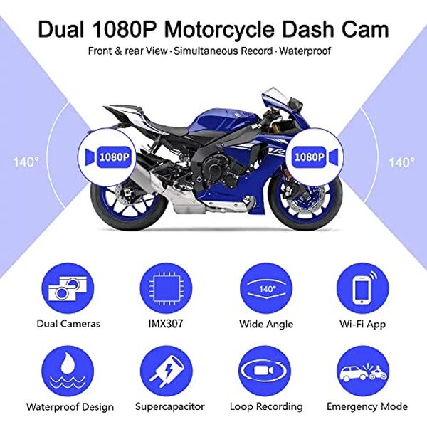 Découvrez notre test détaillé de la dashcam VSYSTO pour moto : double lentille 1080P, idéale pour sécuriser vos trajets et capturer chaque instant de votre conduite moto.