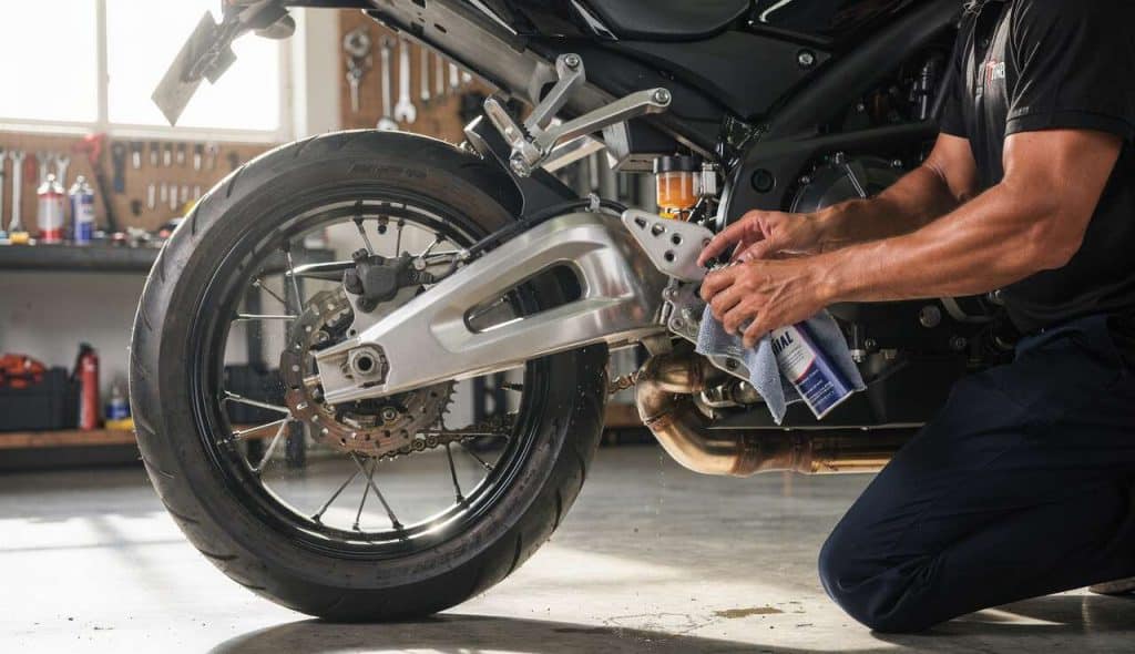 Graissage de chaîne : guide pour entretenir votre moto