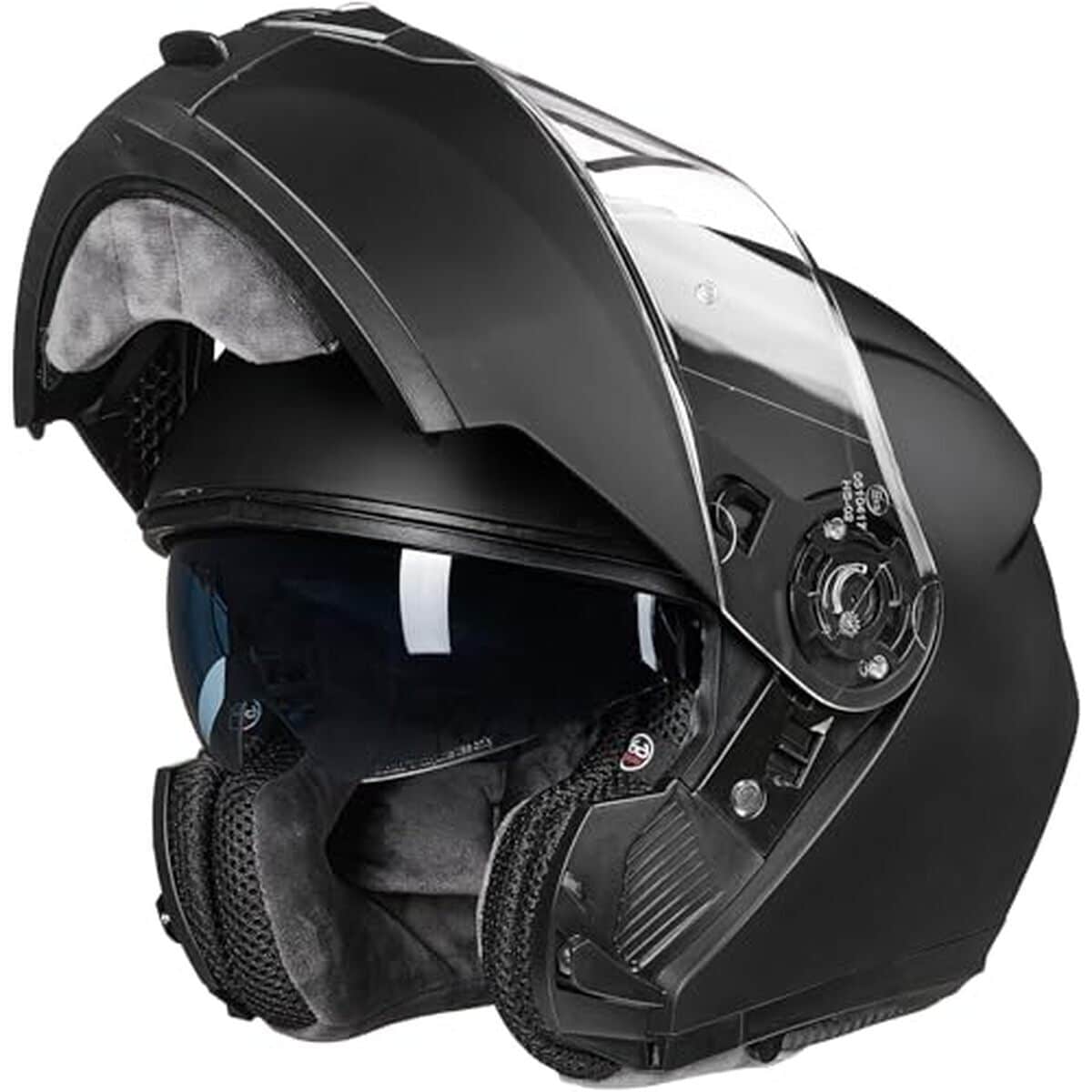 Test : casque moto modulable ECE22.06 Modèle 159 noir mat