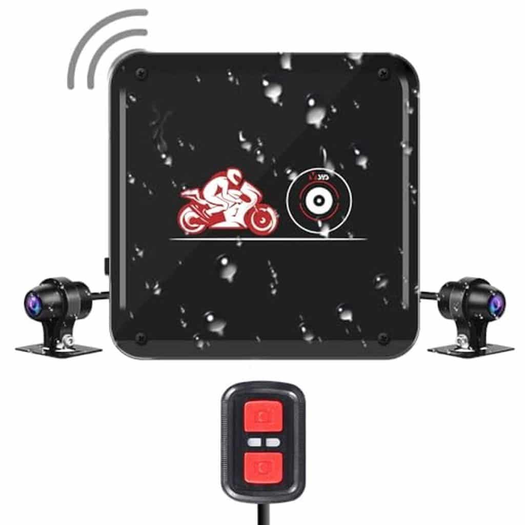 Test de la caméra DVR VSYSTO Moto Dash Cam double 1080P