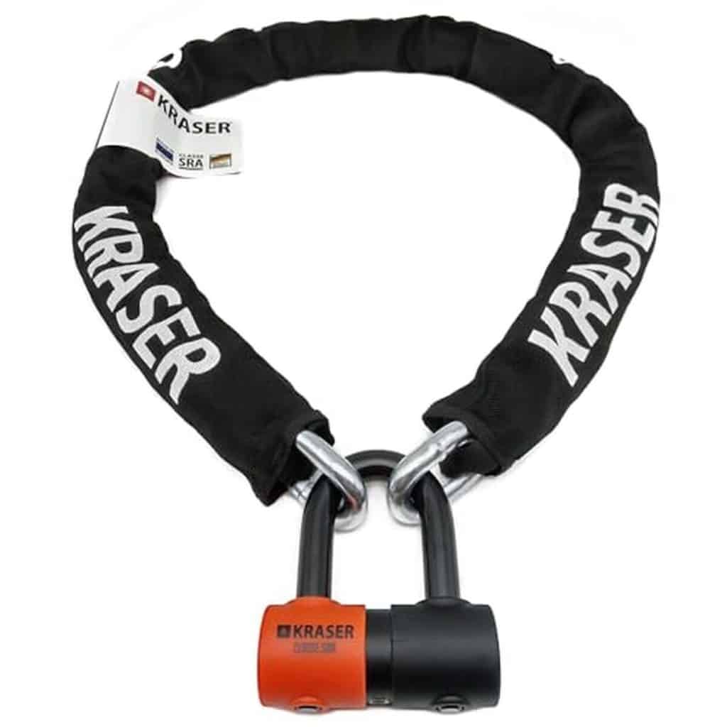 Test de l'antivol moto KRASER KR50150 2en1 : sécurité maximale !