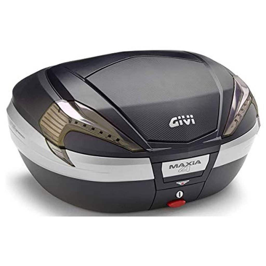Test du top case Givi V56 Maxia 4 Tech