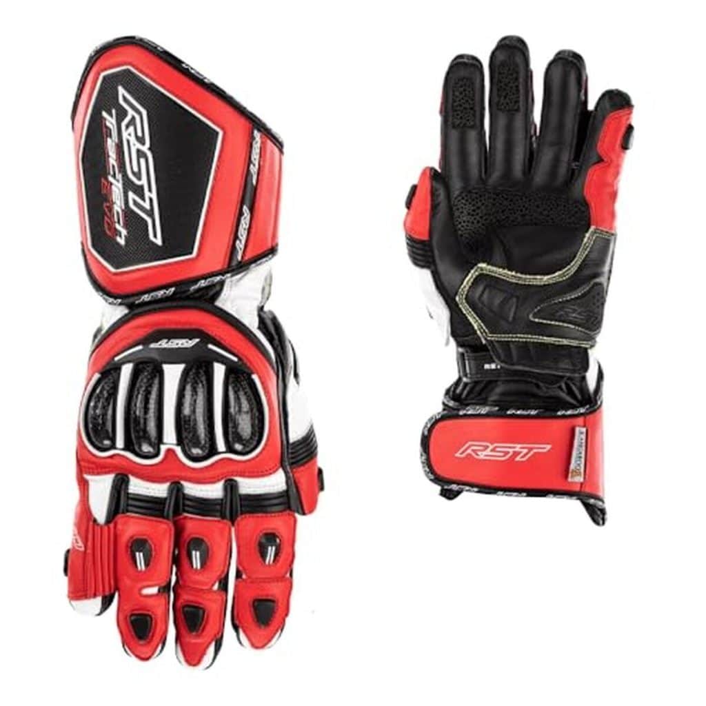 Test : gants de moto RST Tractech Evo 4 CE (rouge, blanc, noir, m)