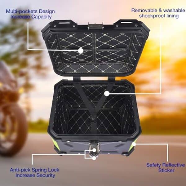Découvrez notre test complet du top case étanche Bisenya 45L pour moto : performances, capacité et praticité au quotidien. Explorez ce choix idéal pour tous vos trajets.