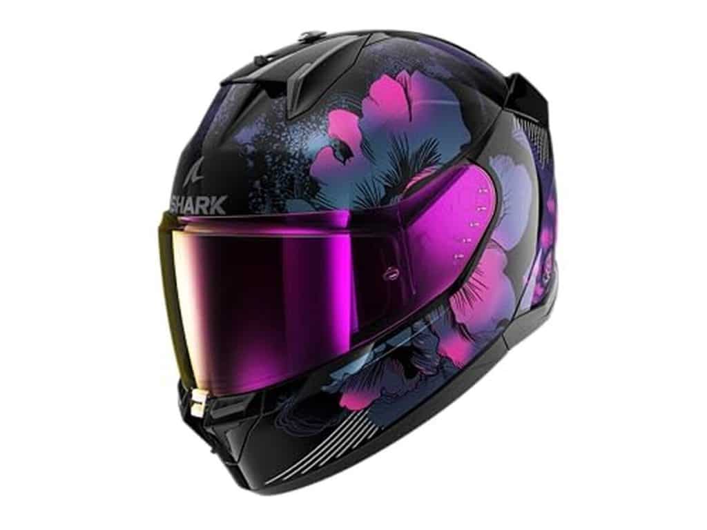Test : casque moto intégral Shark D-Skwal 3 Mayfer noir/violet
