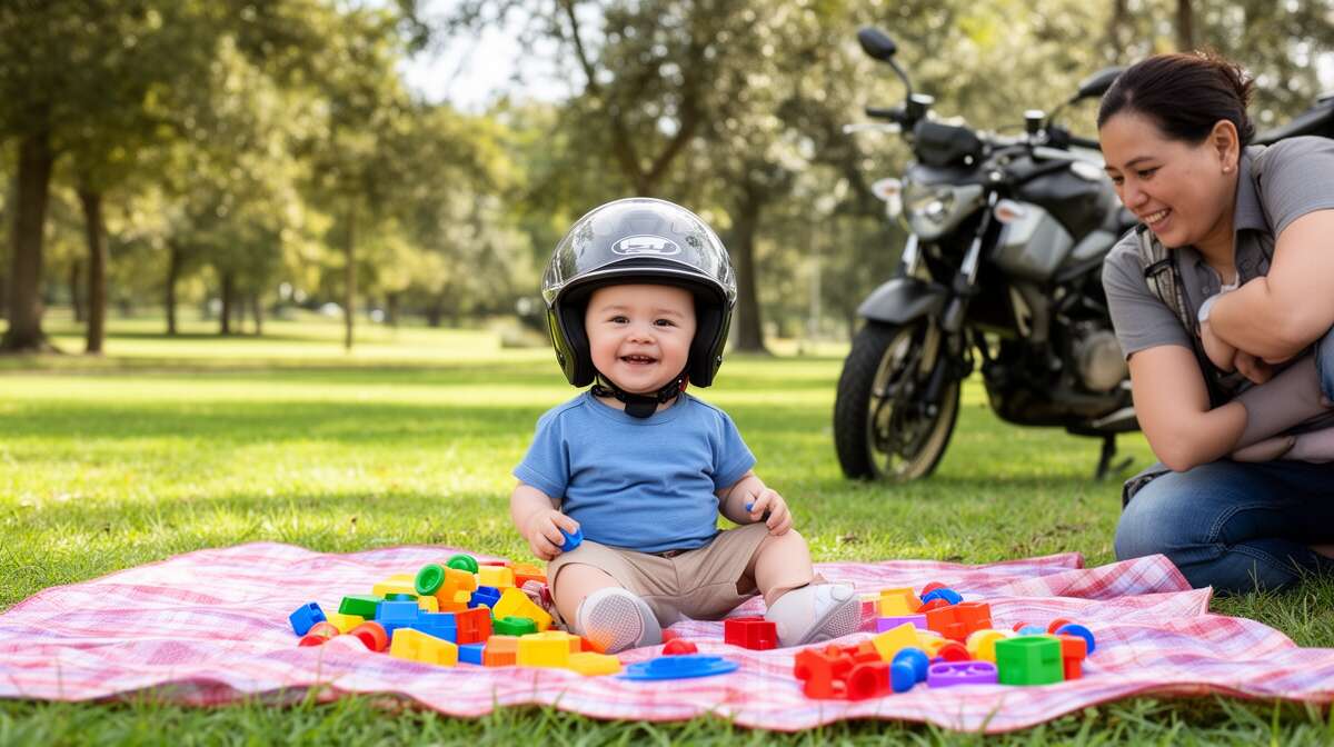 Comment choisir un casque moto bébé sécurisé ?