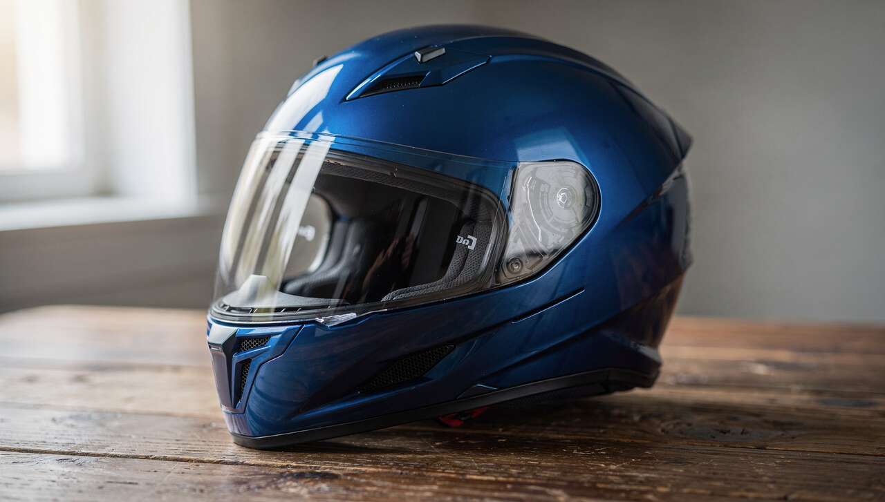 Pourquoi choisir un casque moto bleu : style et sécurité combinés