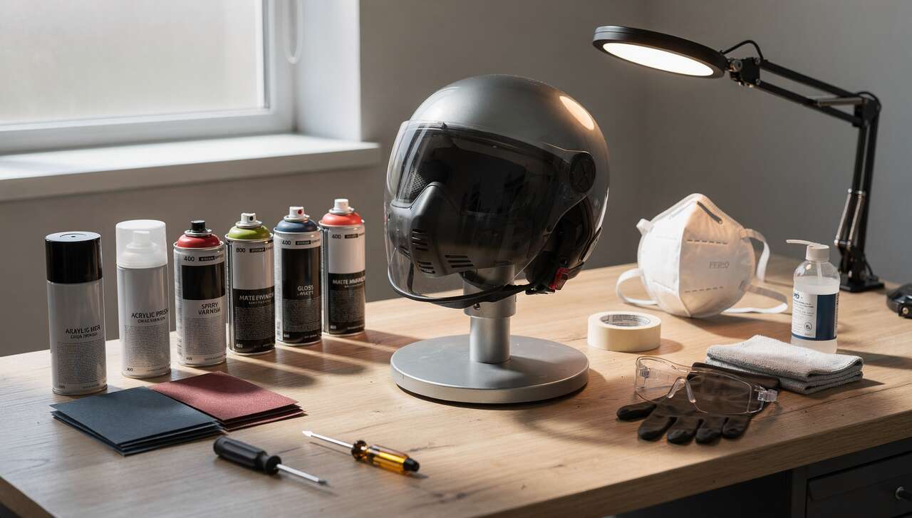 Comment peindre un casque moto efficacement ?