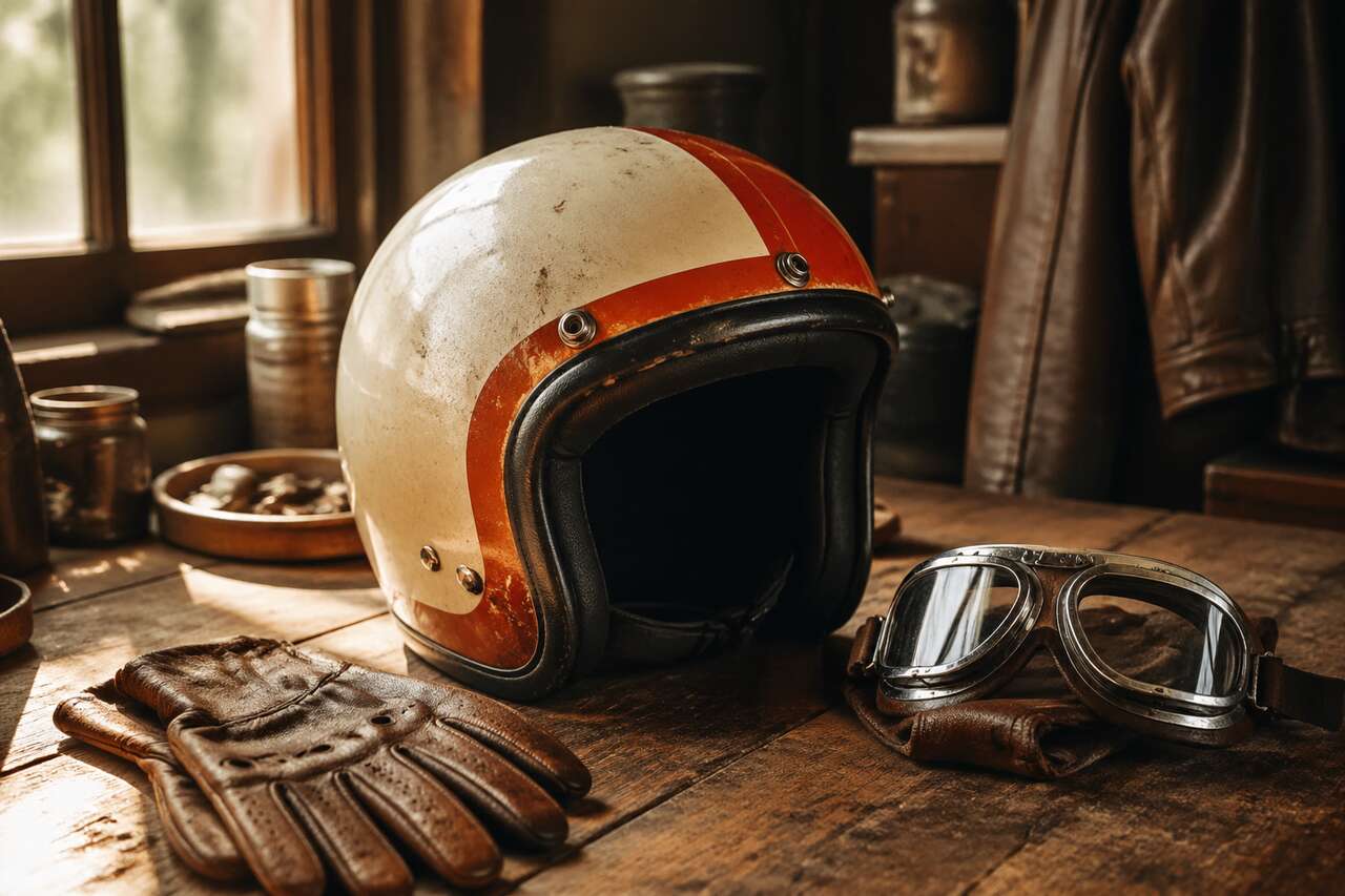 Les différents types de casques moto rétro