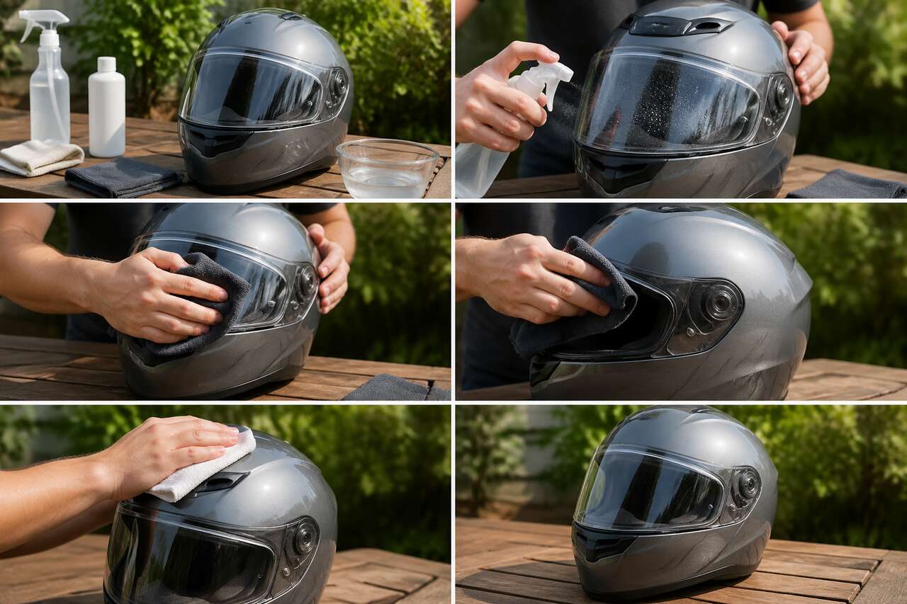 Nettoyer l'extérieur du casque sans l'endommager