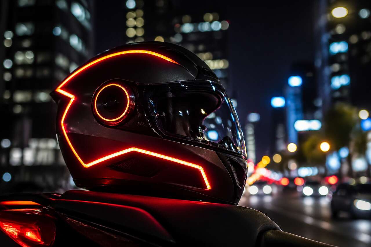 Qu'est-ce qu'un casque moto led ?