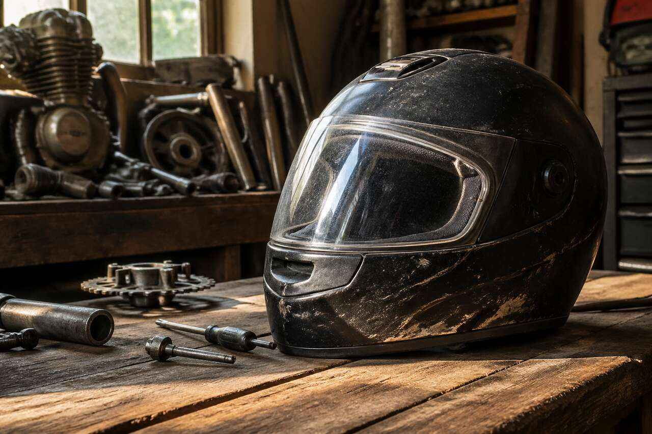 Durée de vie moyenne d'un casque moto