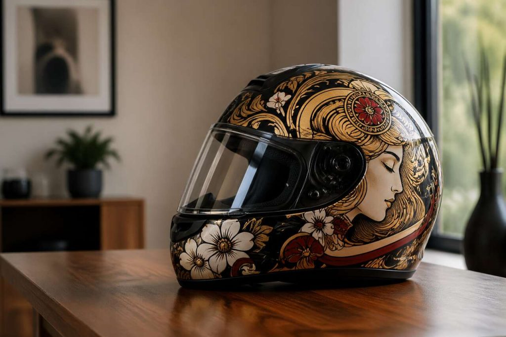 Comment personnaliser et entretenir votre casque moto peint ?