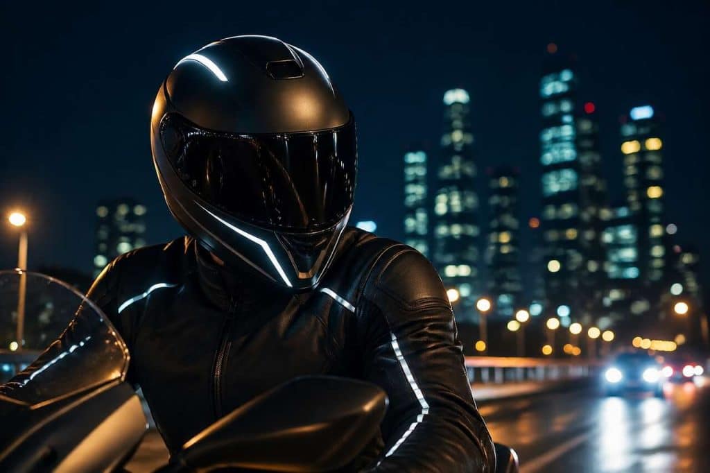 Bande réfléchissante casque moto : sécurité et style assuré