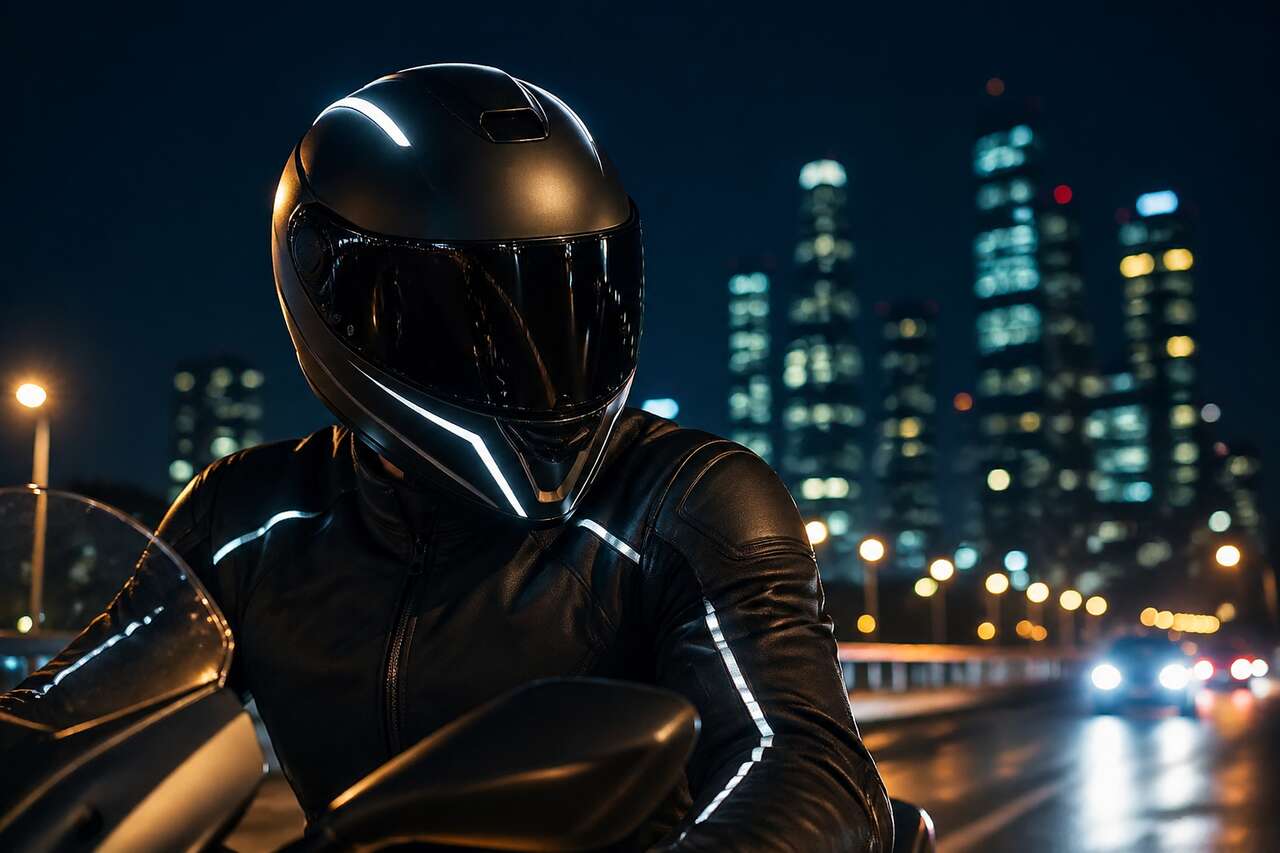 Bande réfléchissante casque moto : sécurité et style assuré