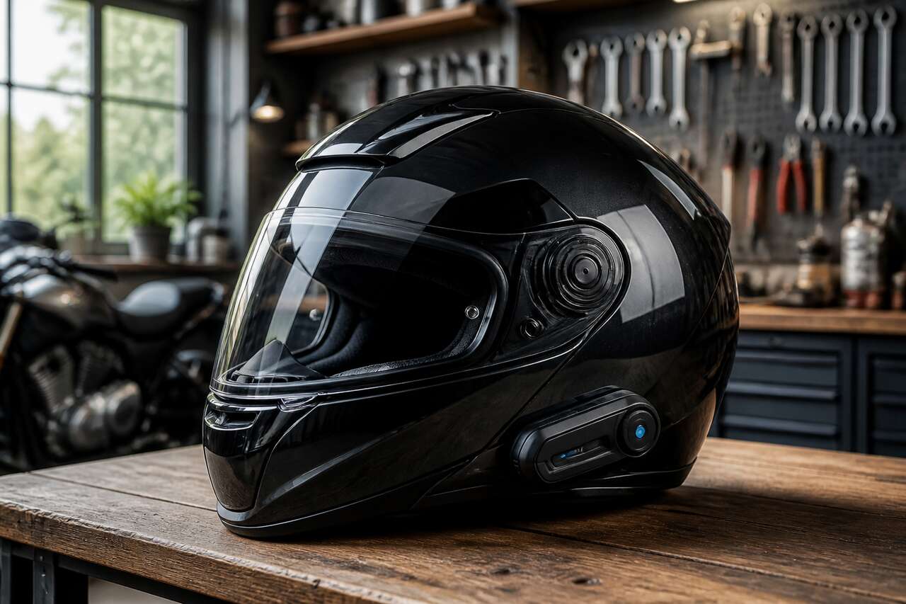 Les différents types de casques moto connectés