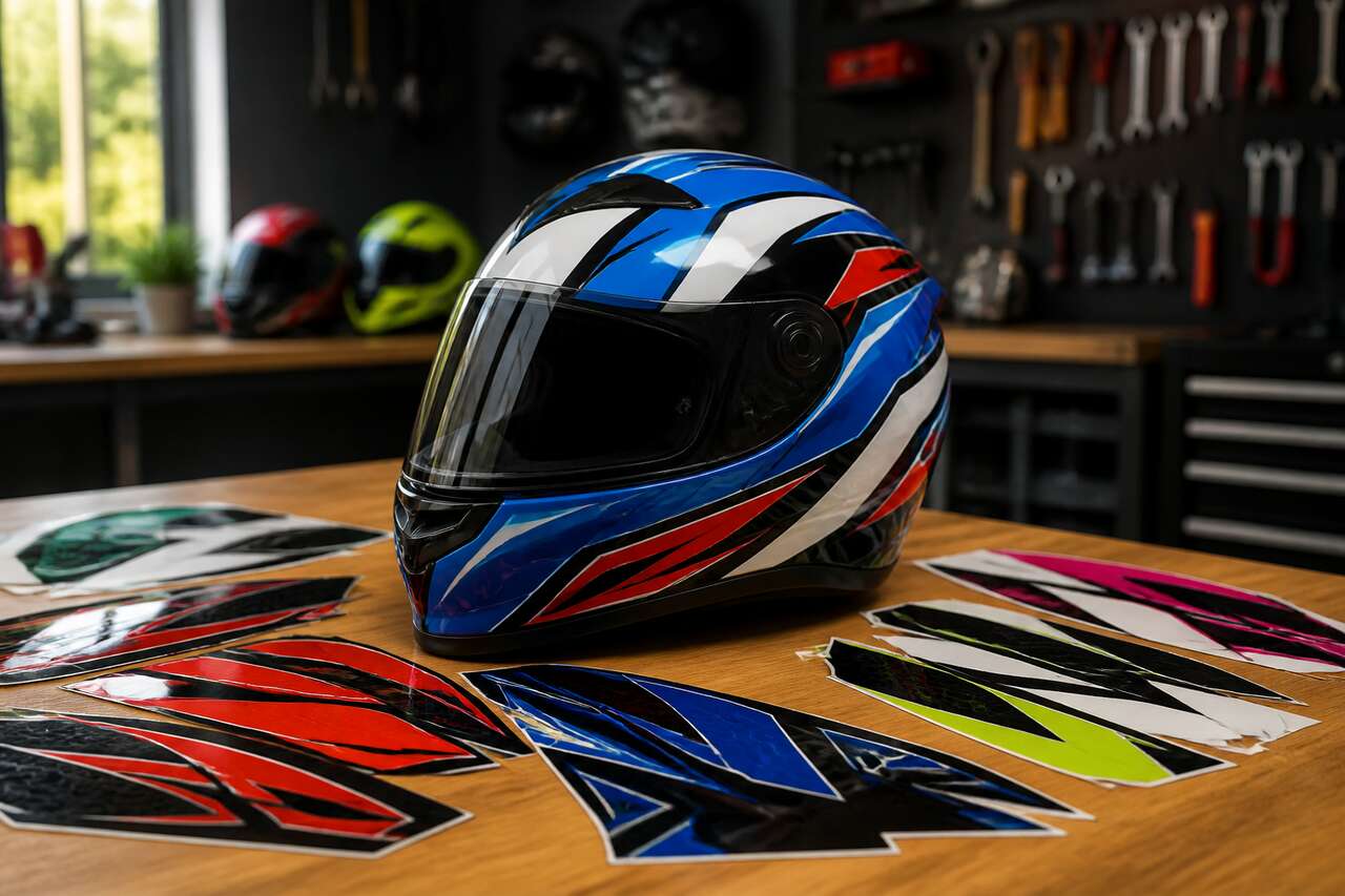 Comment choisir le meilleur kit déco casque moto ?