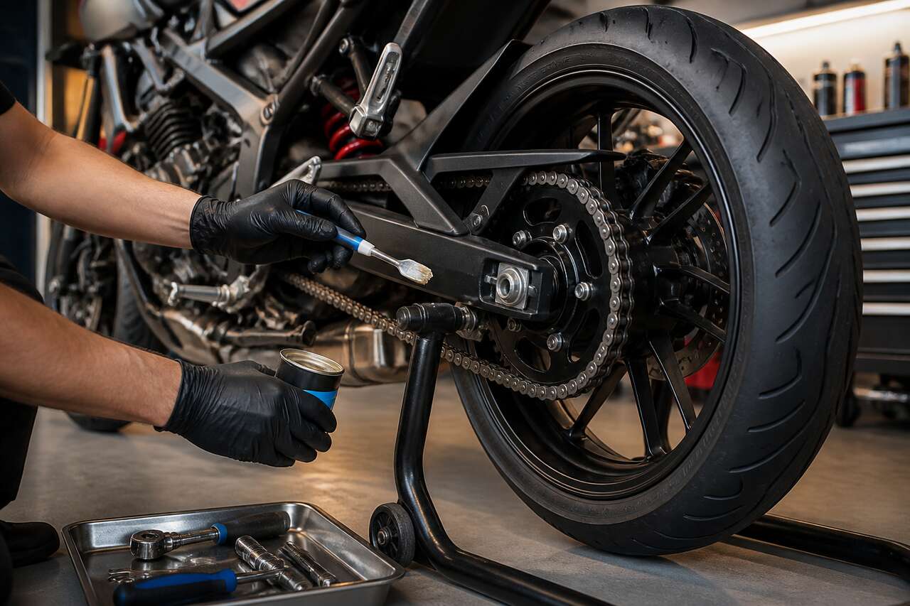 Pourquoi graisser sa chaîne de moto
