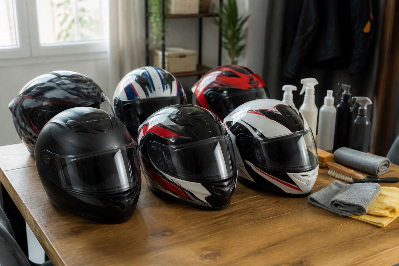Comment choisir le meilleur nettoyant casque moto ?
