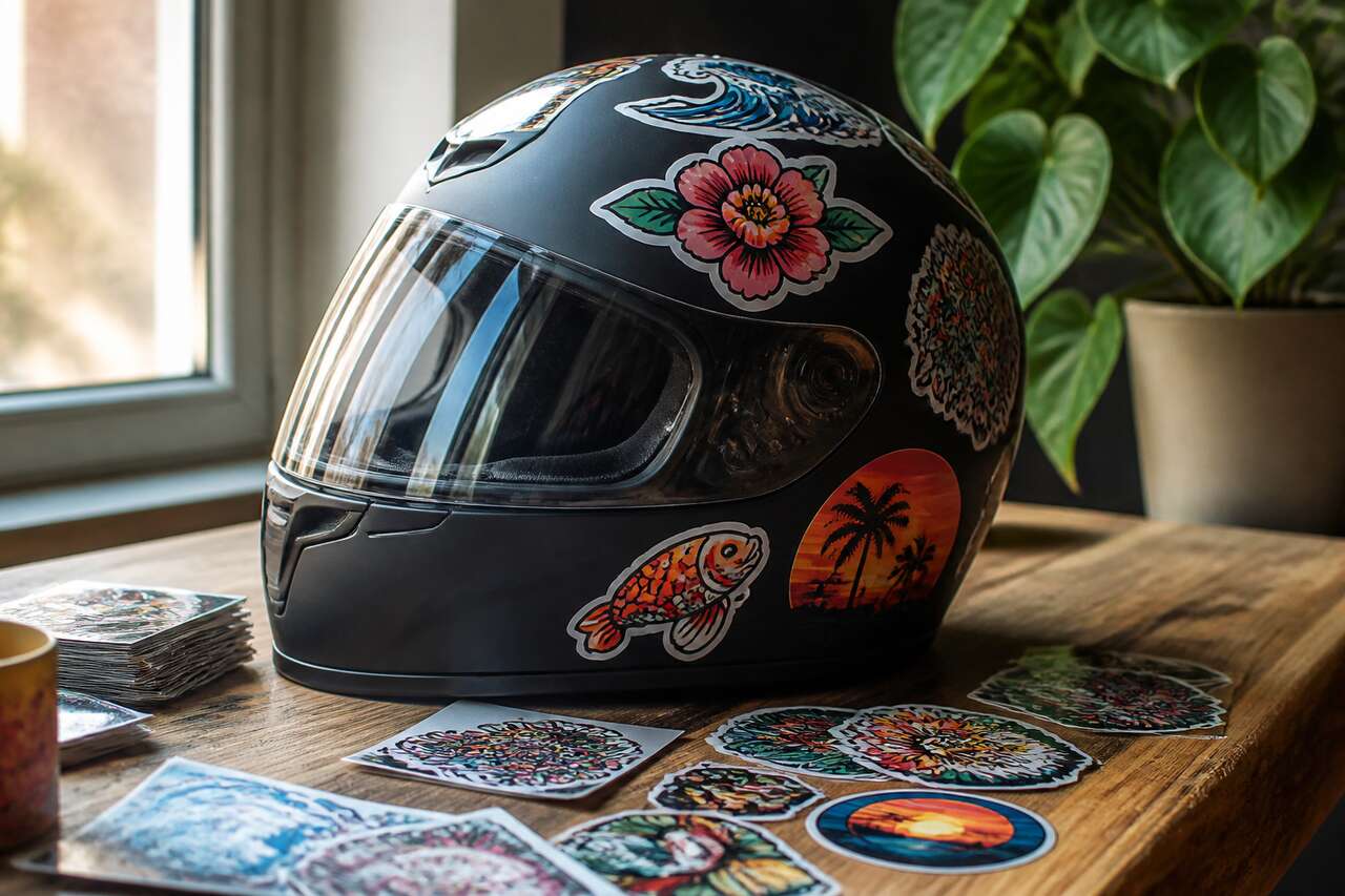 Utilisation de stickers et accessoires