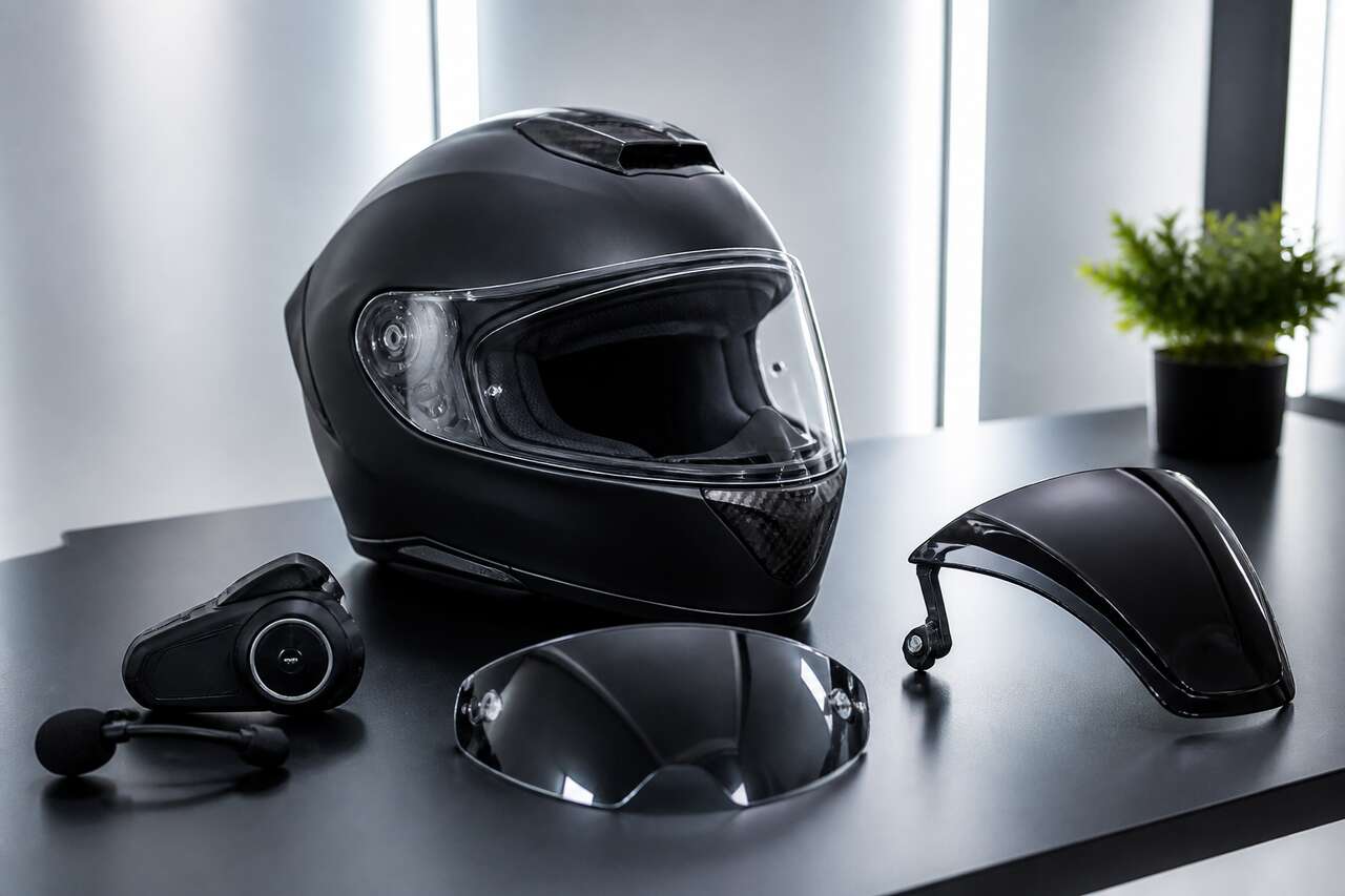 Les accessoires indispensables pour casques moto en 2026