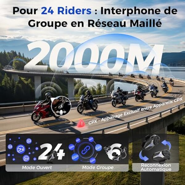 Découvrez notre test complet de l'intercom moto Moman CPX avec technologie dual-mode et réduction de bruit IA. Performances, autonomie et connectivité analysées.