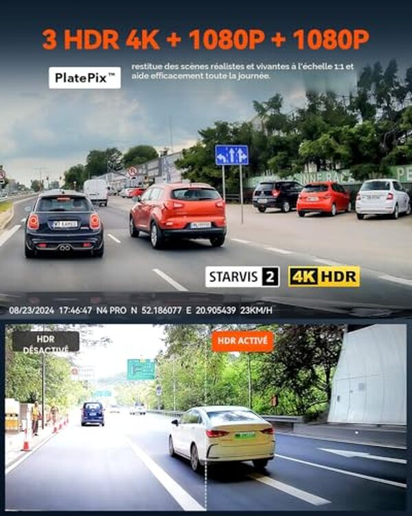 Découvrez notre test complet de la dashcam Vantrue N4 Pro avec vision 360 degrés et enregistrement 4K : performances, avantages et verdict final.
