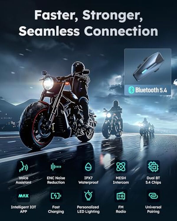 Découvrez notre test détaillé de l'intercom Bluetooth ASMAX S1 pour motos : fonctionnalités, commande vocale, qualité audio et performances en conditions réelles.