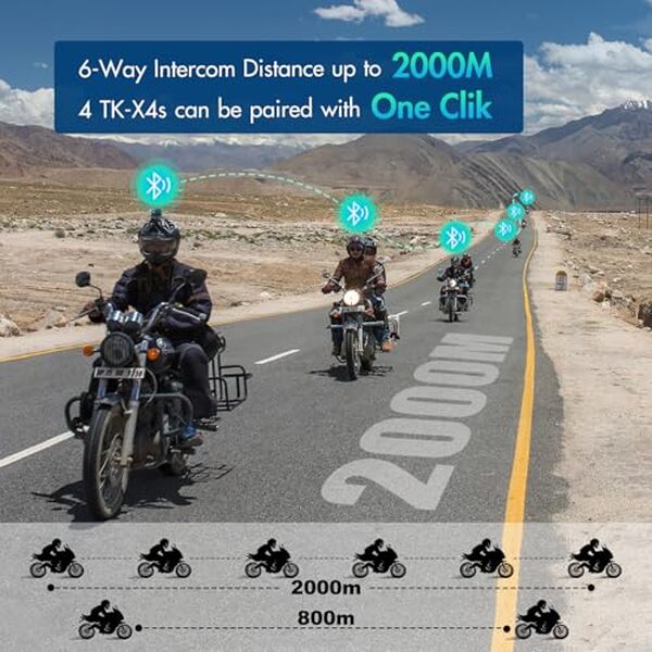 Découvrez notre test détaillé de l'intercom moto Thokwok TK-X4 avec portée 2026 m. Performances, fonctionnalités et avis pour choisir le meilleur système de communication.
