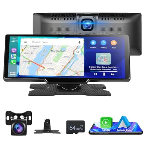 Test : autoradio Podofo portable moto avec Carplay et Android Auto