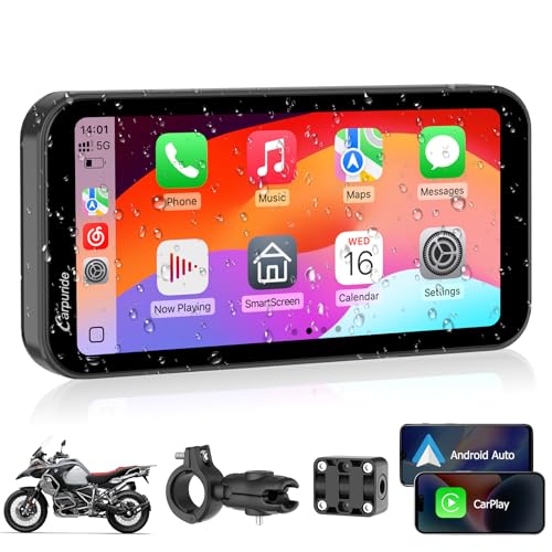 Test : écran Carpuride W603 CarPlay sans fil pour moto