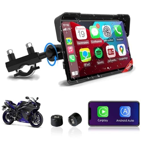Test de la dashcam moto étanche 4K Moto Carplay avec GPS et écran 6, 25 pouces