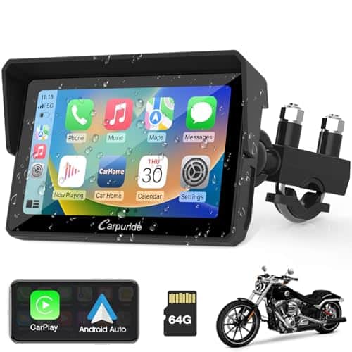 Test du Carpuride W502 : écran GPS moto avec CarPlay et Android Auto