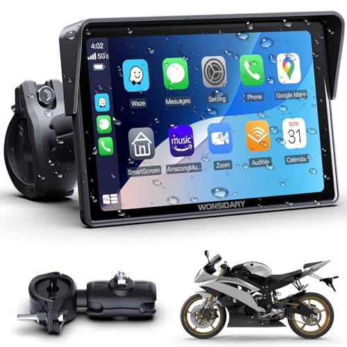 Test du Wonsidary W722 : écran Carplay moto 7 pouces étanche et connecté