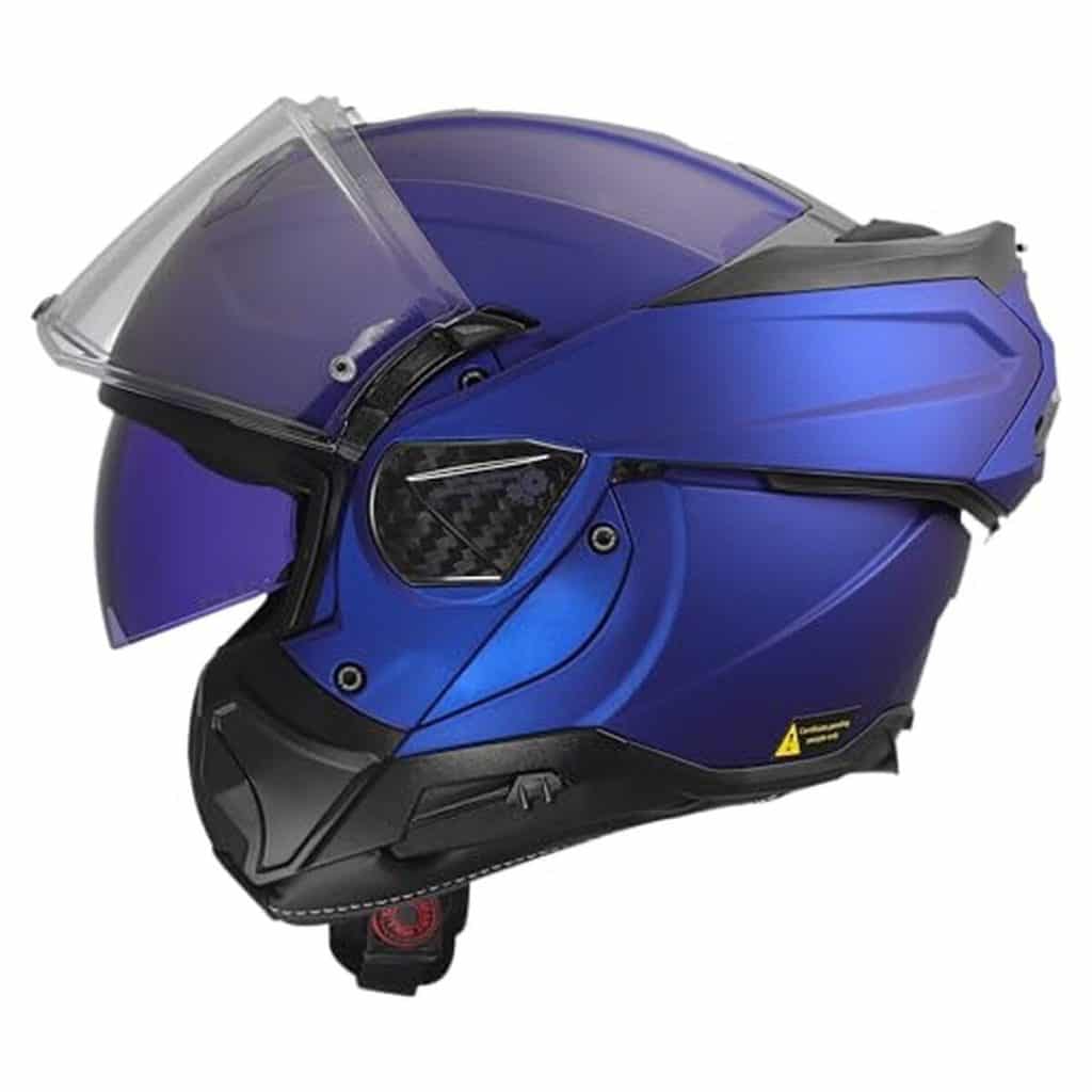 Test : casque moto modulable LS2 Advant II Solid bleu marine taille L
