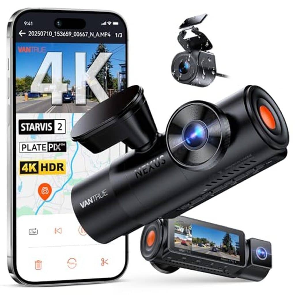 Test de la caméra embarquée VANTRUE N4 Pro S 3 : performance 360° en haute résolution