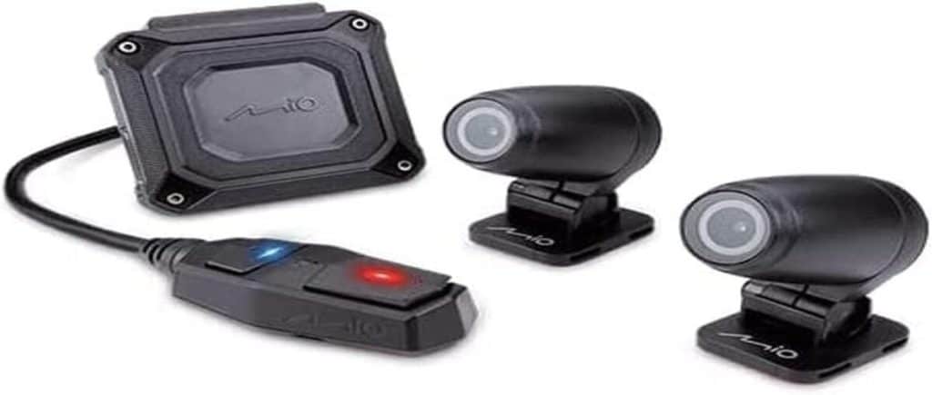Test de la dashcam moto Mio MiVue M760D : performance et connectivité wifi
