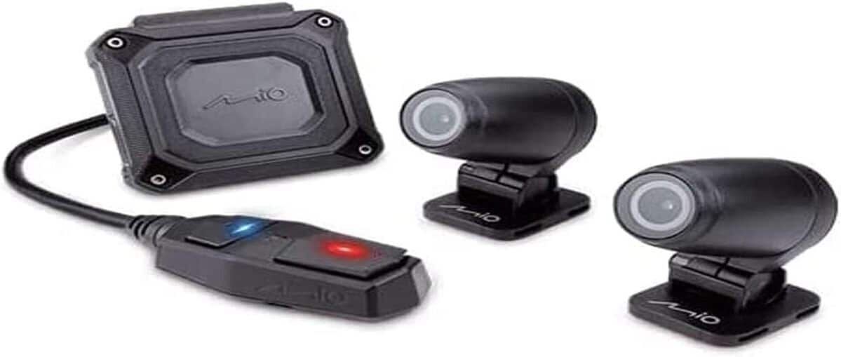 Test de la dashcam moto Mio MiVue M760D : performance et connectivité wifi