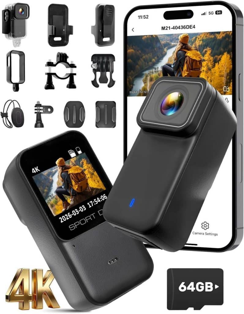 Test de la nouvelle caméra sport NNYYMH 4K : magnétique, étanche et endurante