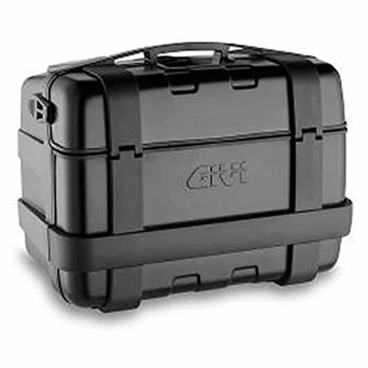 Test de la valise Monokey Givi Trekker 46 en aluminium noir