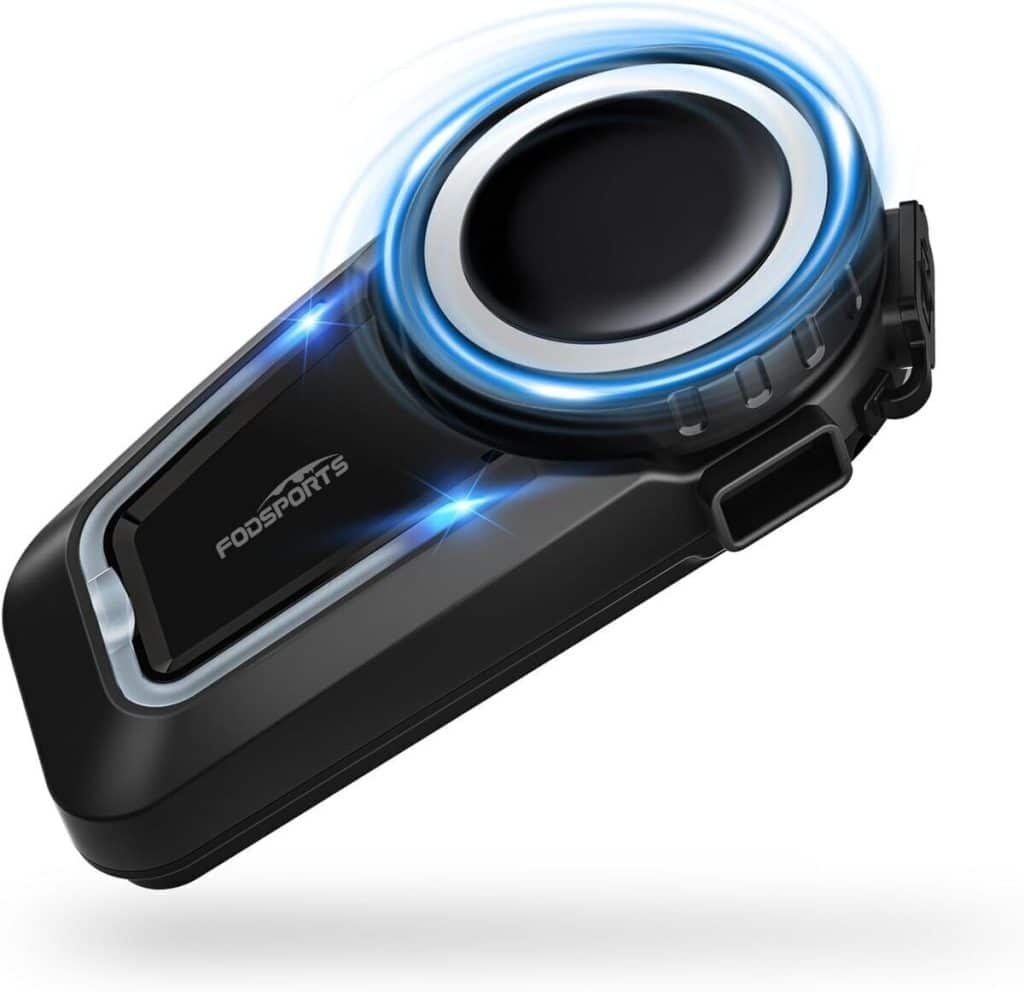 Test de l'intercom moto Fodsports FX7 : communication bluetooth et étanchéité IP67