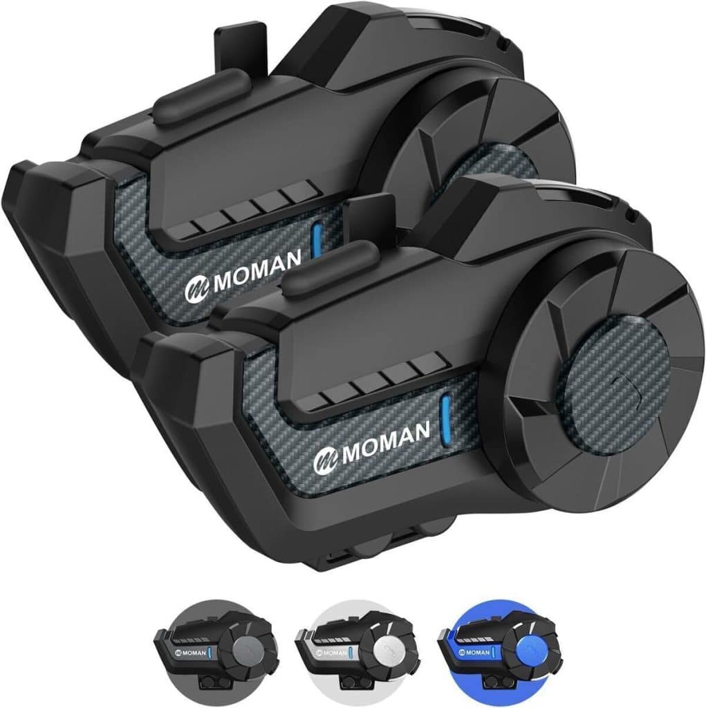 Test de l'intercom moto Moman H2 Pro : communication performante en duo