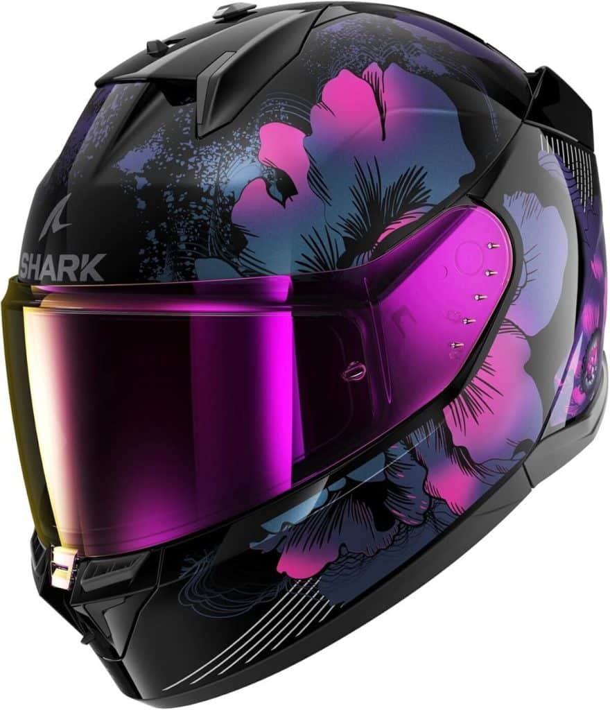 Test du casque intégral Shark D-SKWAL 3 Mayfer noir/violet
