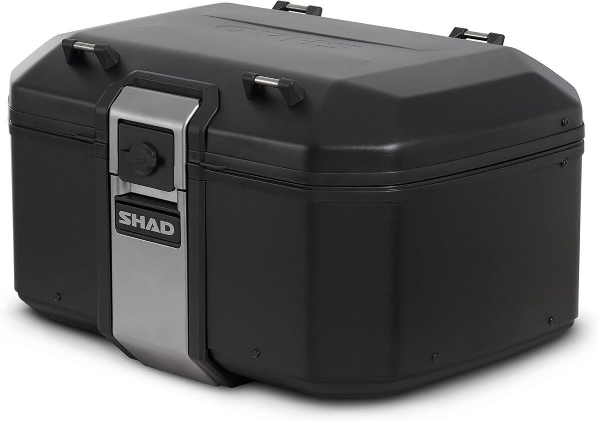 Test du top case SHAD TR55 terra black edition