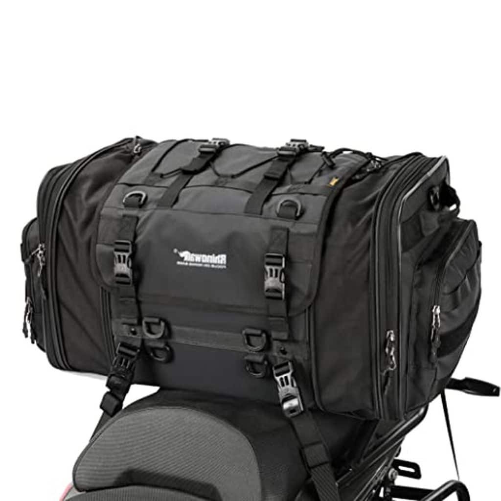 Test : sacoche moto BAIGIO 40-60L étanche et extensible