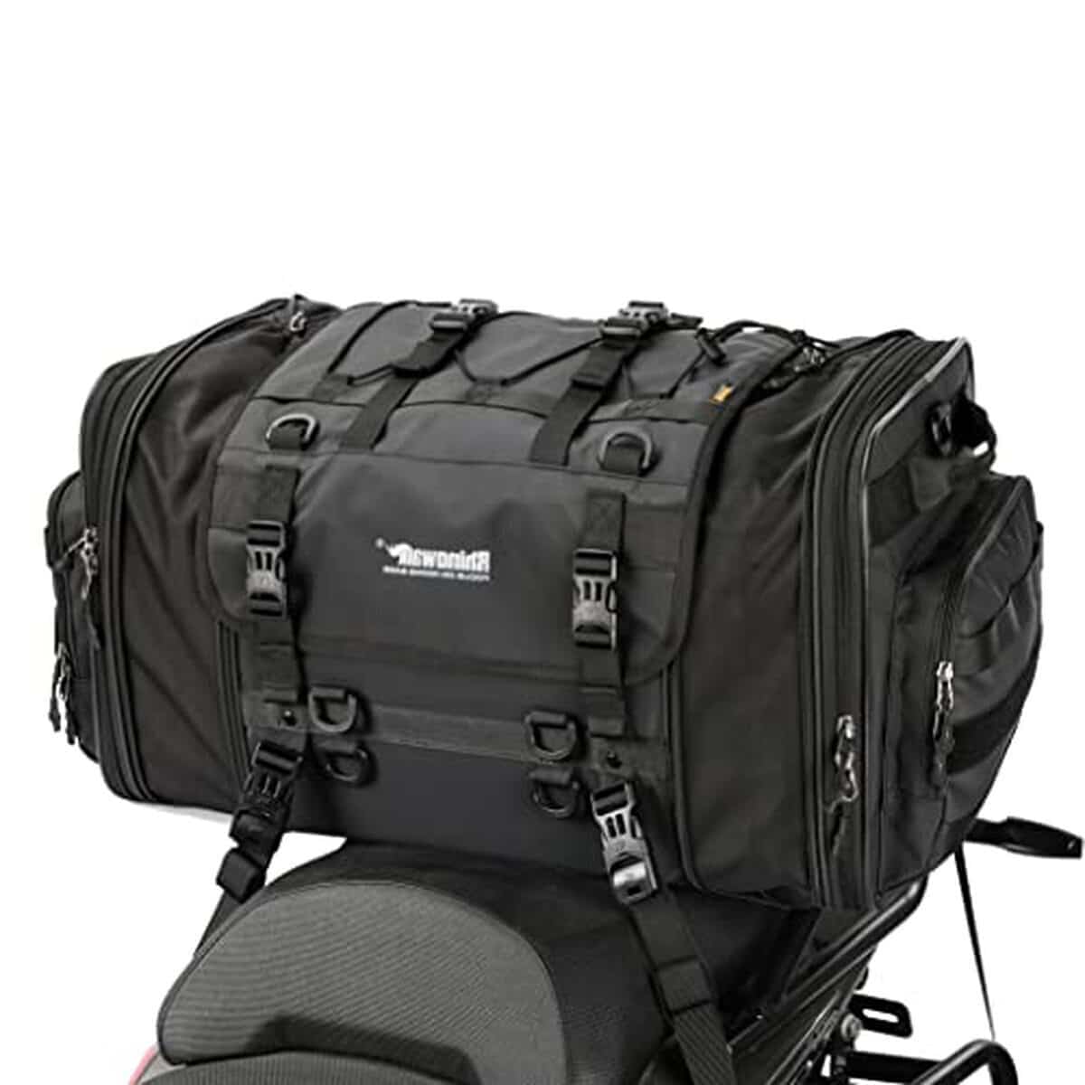 Test : sacoche moto BAIGIO 40-60L étanche et extensible