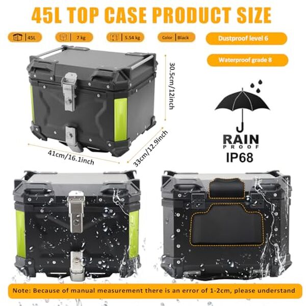 Découvrez notre test complet du topcase Zjyufy 45L en aluminium : capacité, résistance, installation et avantages pour votre moto. 
