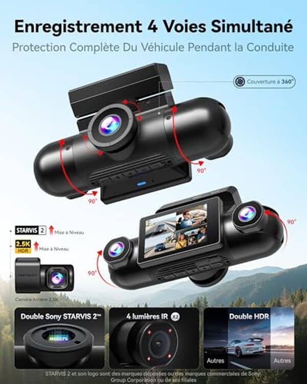 Découvrez notre test détaillé de la dashcam REDTIGER VP40 à 360°. Performances, qualité vidéo, installation et prix : tout ce qu'il faut savoir avant d'acheter. 