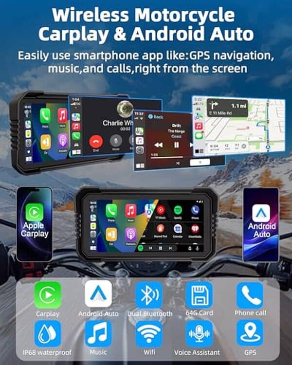 Découvrez notre test détaillé du GPS moto 4K avec écran 6, 25 pouces, carPlay et dashcam avant-arrière. Comparaison, performances et avis d'expert pour bien choisir.